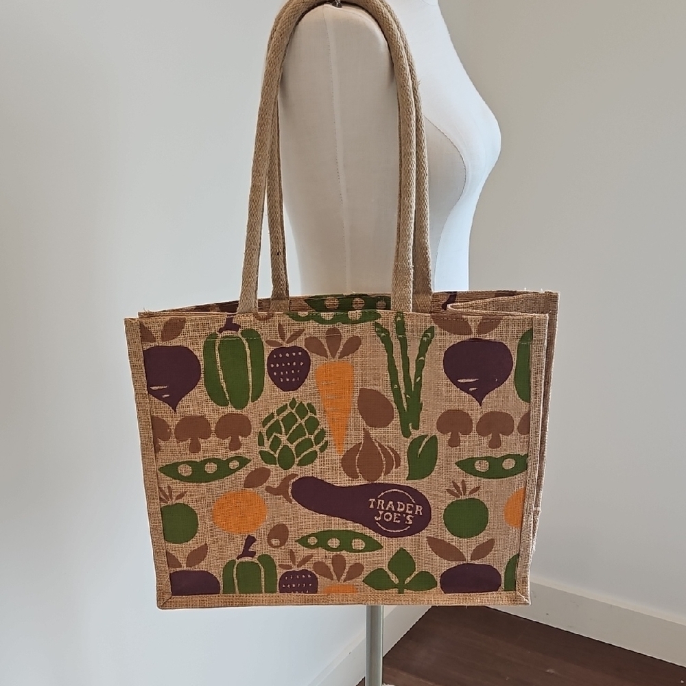 Trader Joes Jute Tote Bag